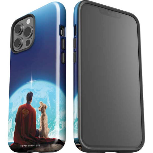 Superman 2025 Superman & Krypto watch the Earth iPhone 15 Pro Max Impact Case
